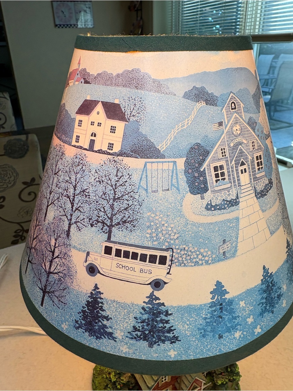 Country Schoolhouse Table Lamp By Susan Winget - Picture 3 of 11